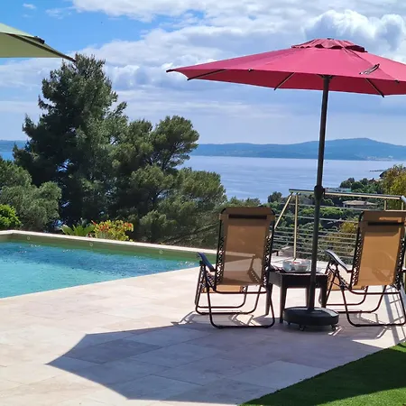 Lou Pei Magnifique Vue Piscine Chauffee 10x5m 5 Ch 5sdb Villa *