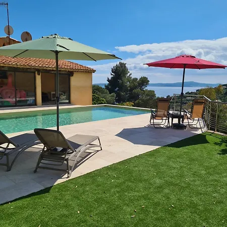 Lou Pei Magnifique Vue Piscine Chauffee 10x5m 5 Ch 5sdb Villa Les Issambres